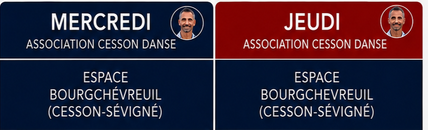 Envie de danser ? Venez nous rejoindre ! Le planning des cours, des stages  et les tarifs de la prochaine saison 2026-2027 sont  en ligne, cliquez sur l'onglet INSCRIPTIONS.